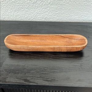 Wooden Oval Tray